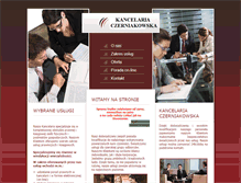 Tablet Screenshot of kancelariaczerniakowska.pl